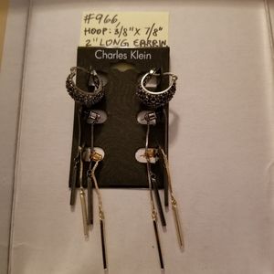 ✅#966 Charles Klein 3 pairs earnings Gold, Silver